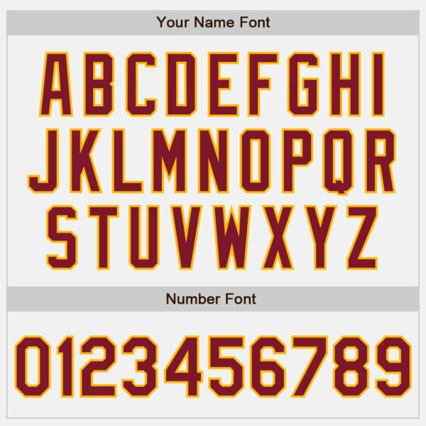 Custom White Crimson-Gold Authentic Baseball Jersey