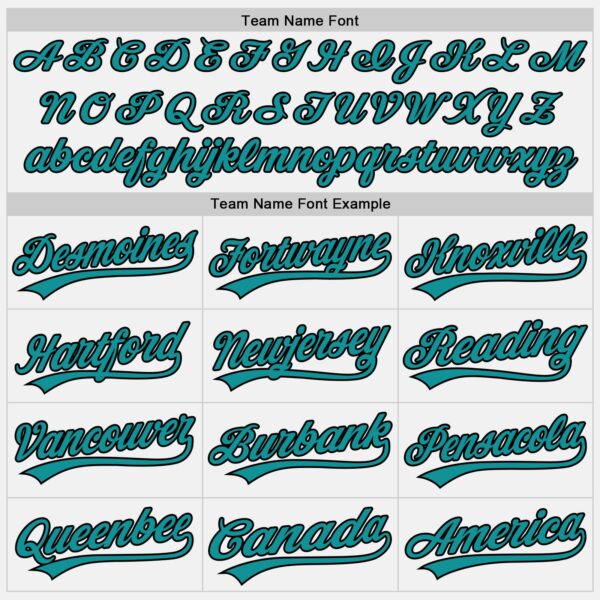 Custom White Teal-Black Authentic Baseball Jersey
