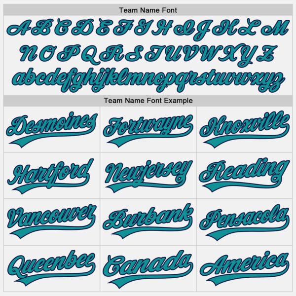 Custom White Teal-Navy Authentic Baseball Jersey