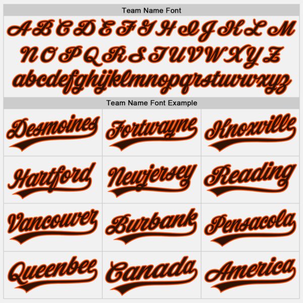 Custom White Brown-Orange Authentic Baseball Jersey