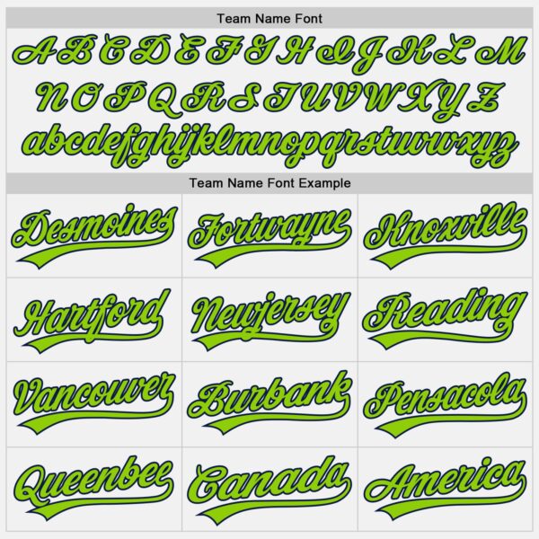 Custom White Neon Green-Navy Authentic Baseball Jersey