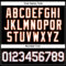 Custom Black White Pinstripe White-Orange Authentic Baseball Jersey