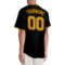 Custom Black Gold-White Authentic Baseball Jersey