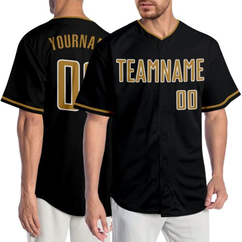 black_0675_6d98fa44-c984-418c-9b58-3c1bfa36ccf7 Custom Black Old Gold-White Authentic Baseball Jersey