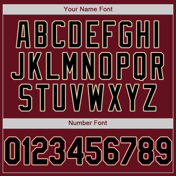 Custom Crimson Black-City Cream Authentic Baseball Jersey