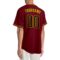 Custom Crimson Black-Gold Authentic Baseball Jersey