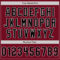 Custom Crimson Black-White Authentic Baseball Jersey