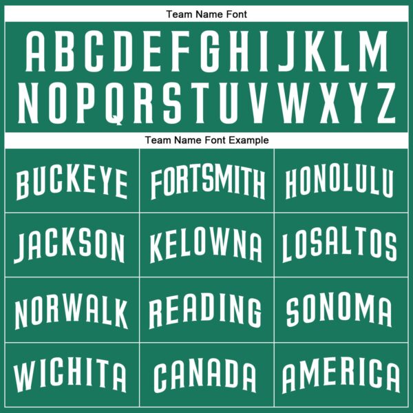 Custom Kelly Green White Authentic Baseball Jersey