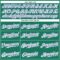 Custom Kelly Green White Pinstripe White-Royal Authentic Baseball Jersey