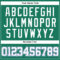 Custom Kelly Green White Pinstripe White-Royal Authentic Baseball Jersey