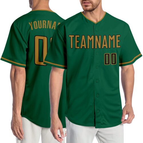 kelly_green_0173_37b20a3e-df7d-4a7b-a18e-8baee978e6c2 Custom Kelly Green Old Gold-Black Authentic Baseball Jersey