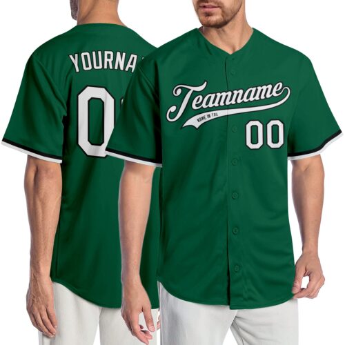 kelly_green_0176_8e106b68-c78c-4712-8417-47088e8ca60e Custom Kelly Green White-Black Authentic Baseball Jersey