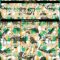 Custom Kelly Green White-Old Gold 3D Pattern Design Zebras And Giraffes Authentic Baseball Jersey