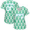 Custom Kelly Green White-Light Blue 3D Pattern Design Breast Cancer Authentic Baseball Jersey