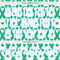 Custom Kelly Green White-Light Blue 3D Pattern Design Breast Cancer Authentic Baseball Jersey
