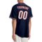 Custom Navy White-Red Authentic Baseball Jersey