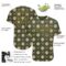 Custom Olive Olive-Old Gold 3D Pattern Design Authentic Salute To Service Baseball Jersey