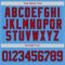 Custom Powder Blue Red-Navy Authentic Baseball Jersey