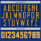 Custom Royal Gold-White Authentic Baseball Jersey