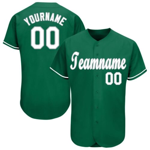 st.louis_0013 Custom Kelly Green White-Gray Baseball Jersey