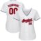 Custom White Red-Navy Authentic Baseball Jersey