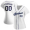 Custom White Navy Authentic Baseball Jersey