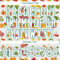 Custom White White-Kelly Green 3D Pattern Design Autumn Leaves Authentic Baseball Jersey