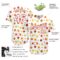 Custom White White-Red 3D Pattern Design Autumn Leaves Authentic Baseball Jersey