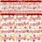 Custom White White-Red 3D Pattern Design Autumn Leaves Authentic Baseball Jersey