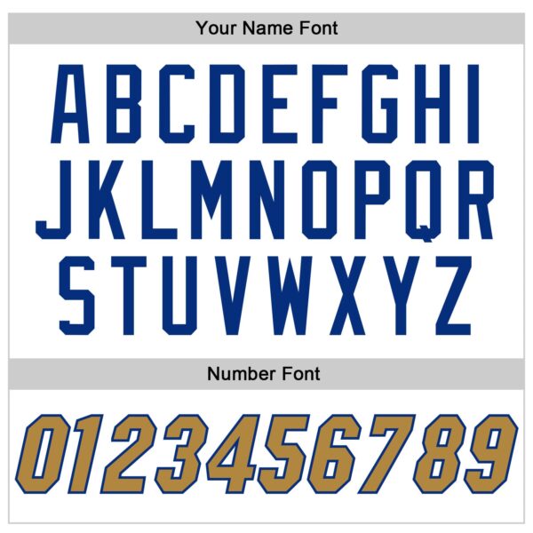 Custom White Old Gold-Royal Authentic Baseball Jersey