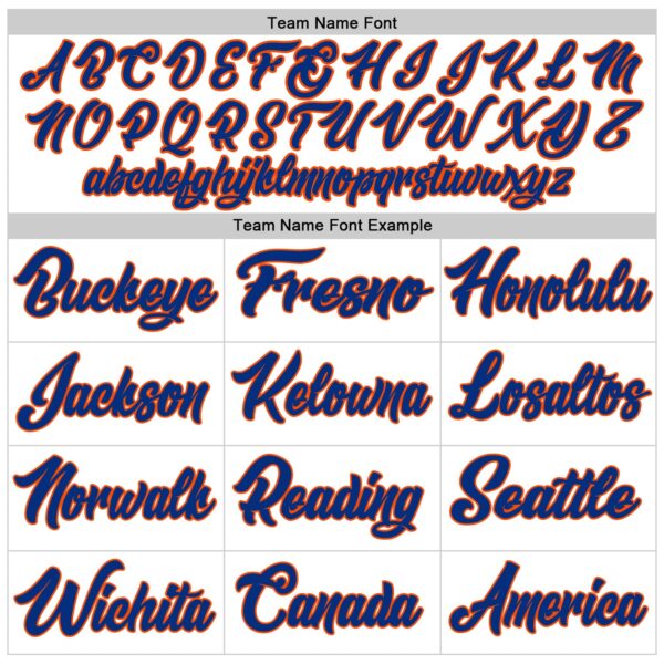 Custom White Royal Pinstripe Royal-Orange Authentic Baseball Jersey