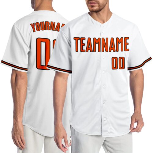 white_0724_e9407ec9-836e-4ea7-b85d-27bcff0be46c Custom White Orange-Black Authentic Baseball Jersey