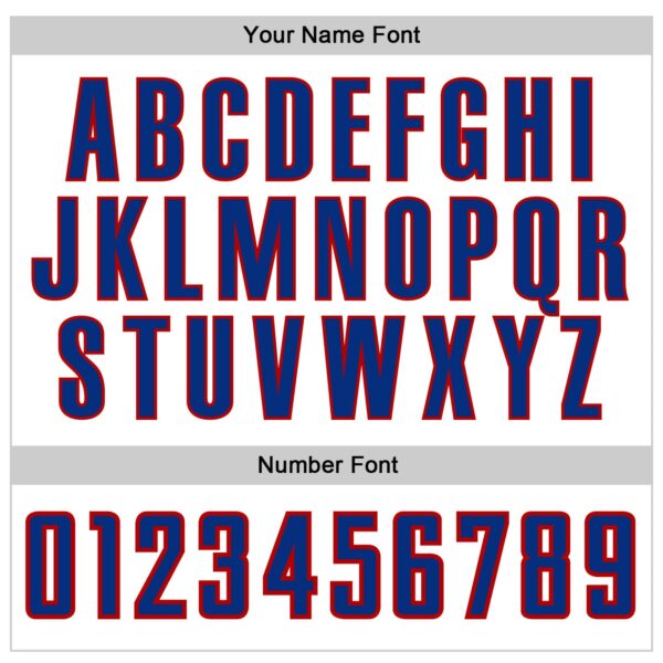 Custom White Royal Pinstripe Royal-Red Authentic Baseball Jersey