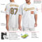 Custom White Old Gold-Red Authentic Baseball Jersey