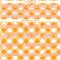 Custom White White-Orange 3D Pattern Design Orange Plaid Authentic Baseball Jersey